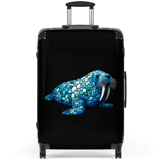 Serene Seas Walrus Suitcases