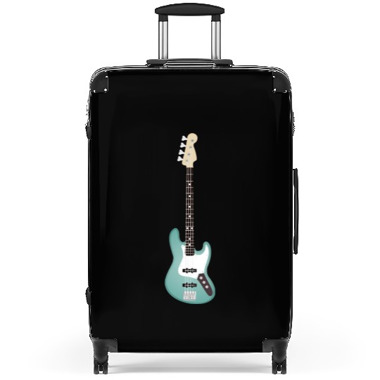 Seafoam Green Bass Suitcases