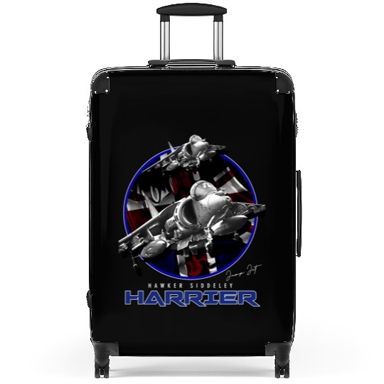 Harrier Jump Jet Royal Air Force Fighterjet Suitcases