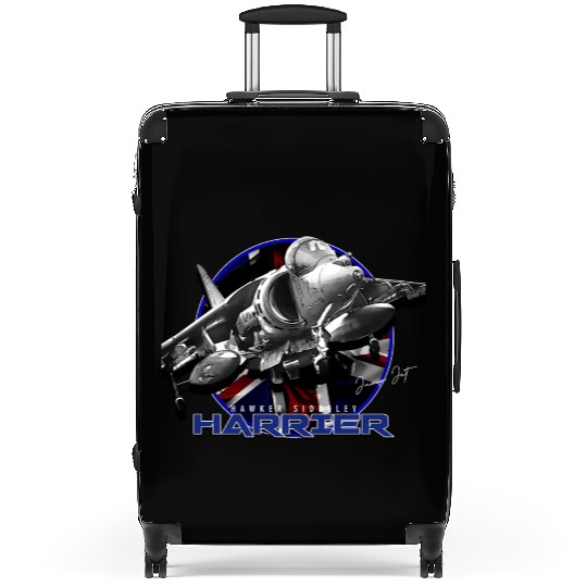 Harrier Jump Jet Royal Air Force Fighterjet Suitcases