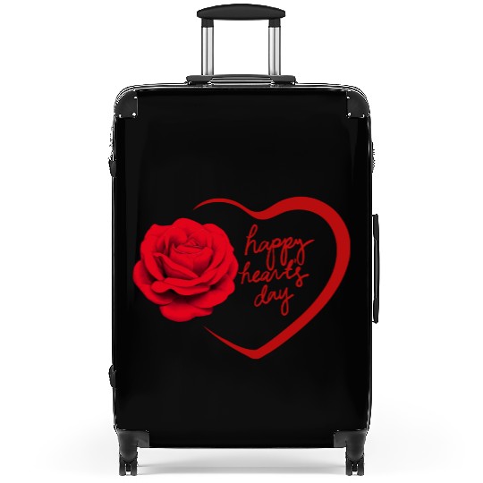 spread love with valentine Suitcases