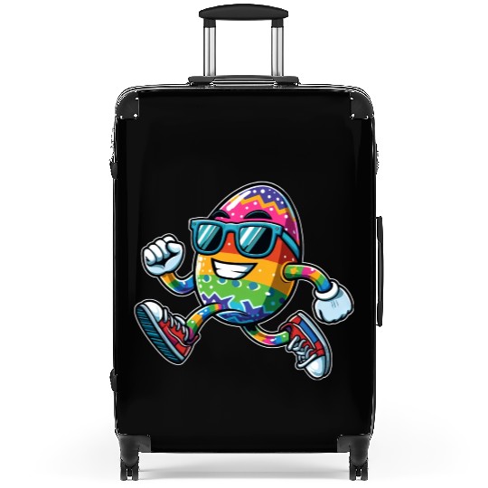 Easter Egg Easter Egg Running Race Jogging Jogger Suitcases