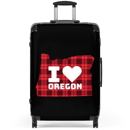 I Love Oregon Suitcases