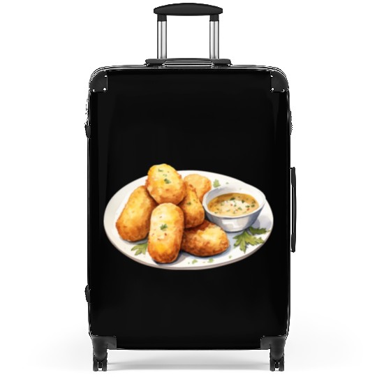 French Crispy Potato Croquettes Suitcases