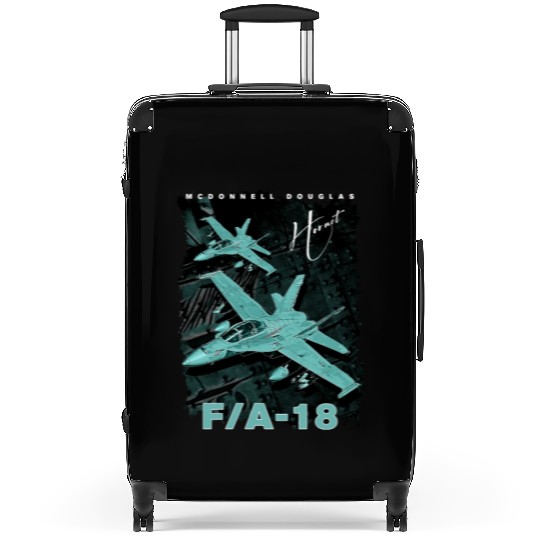 F18 Hornet Us Air Force Fighterjet Suitcases