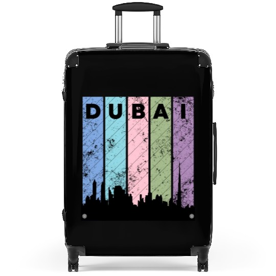 Dubai Love City Suitcases