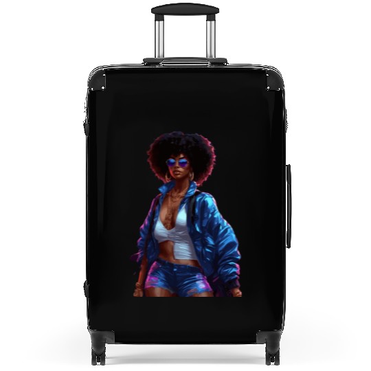Melanin Popping. Suitcases