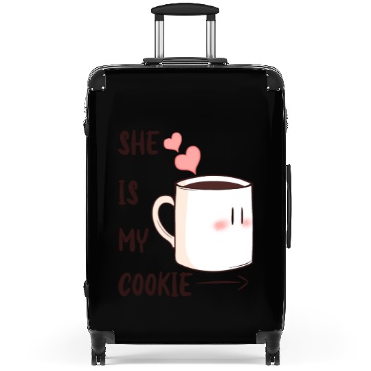 SHE IS MY COOKIE - VALENTINE'S DAY Suitcases