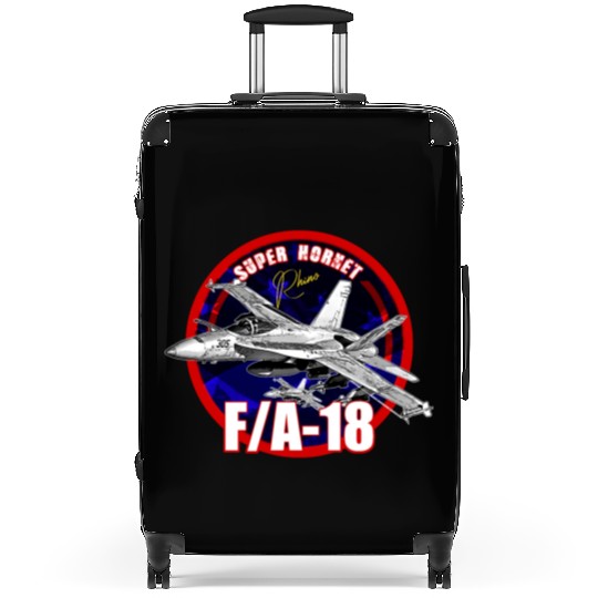 F18 Hornet Us Air Force Fighterjet Suitcases