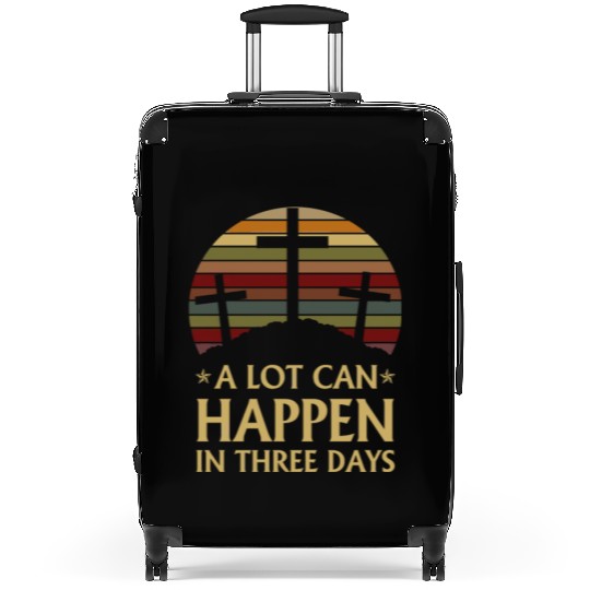 A Lot Can Happen In Three Days Suitcases