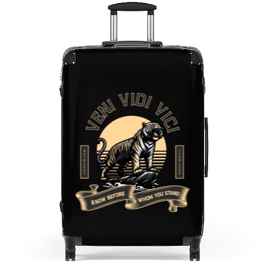 Veni Vidi Vici Wild Tiger Suitcases