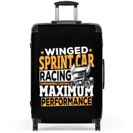Winged Sprint Car Racing Commanding Control Suitcases