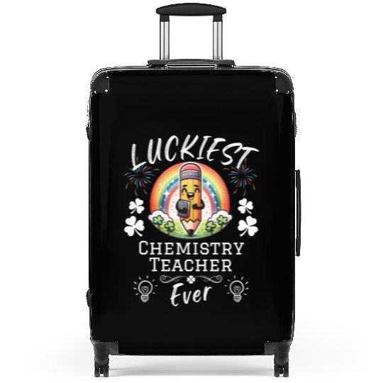 Luckiest Chemistry Teacher School Suitcases