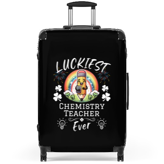 Luckiest Chemistry Teacher School Suitcases