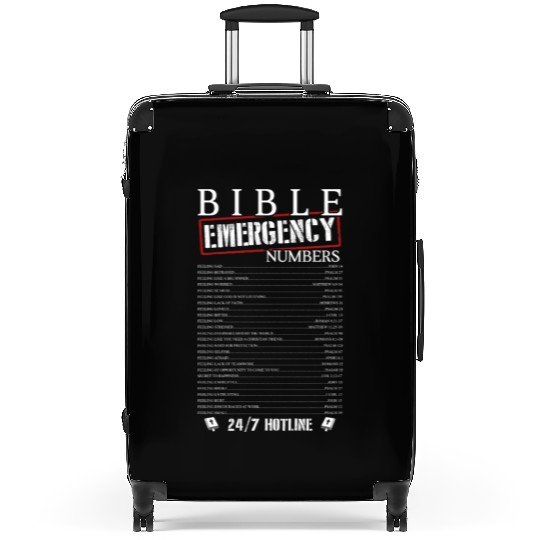 Bible Emergency Numbers Suitcases