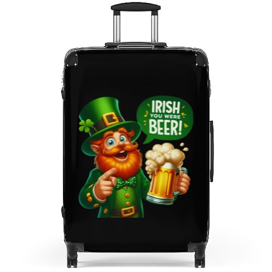 Irish You Were Beer Suitcases