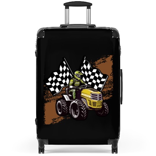 Backyard Garden Lawn Mower Racing Suitcases