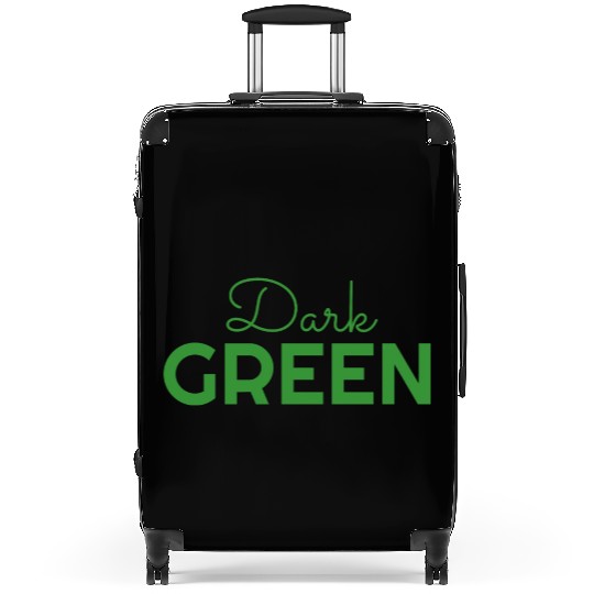 dark green color Suitcases