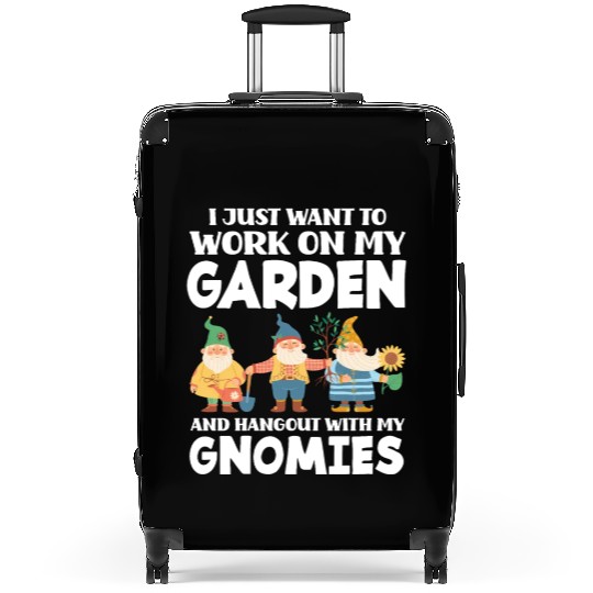 Garden Gardener Gnomes Suitcases