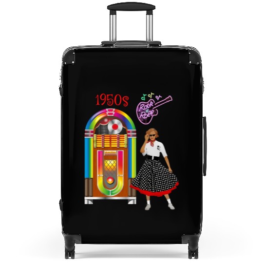 Rock and Roll Vintage Jukebox Suitcases