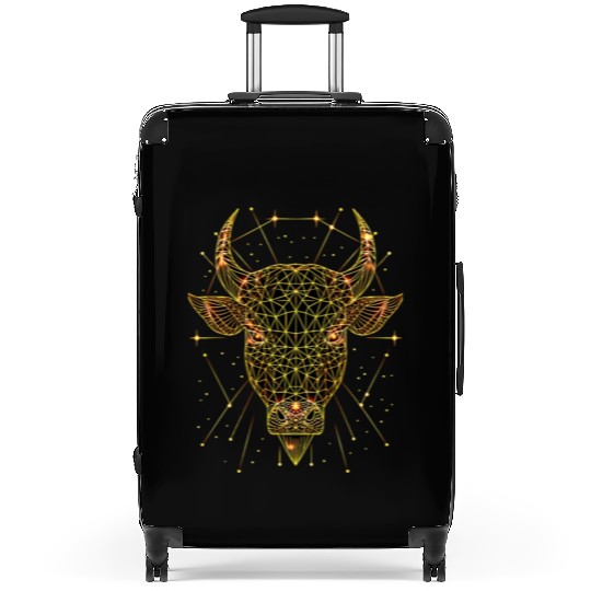 Minotaur Bull Taurus Zodiac Suitcases
