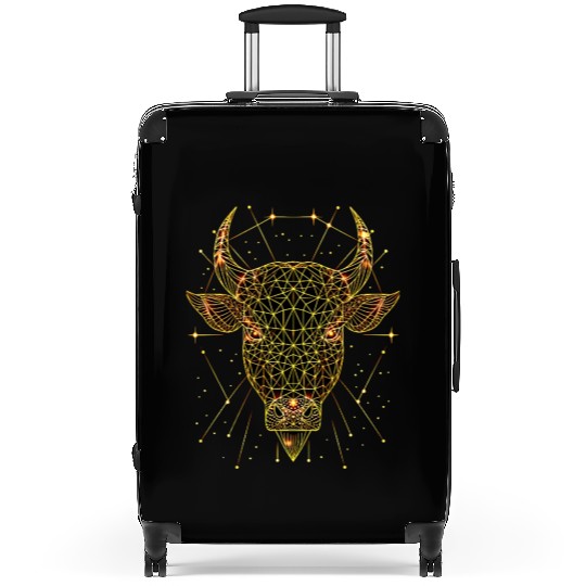 Minotaur Bull Taurus Zodiac Suitcases