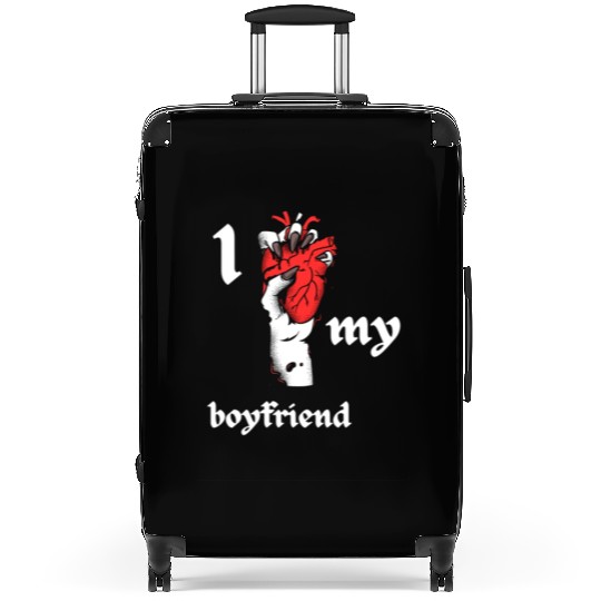 I love my Boyfriend women Suitcases