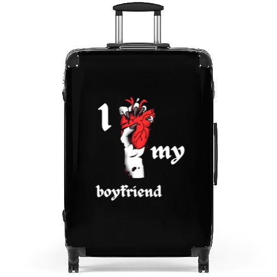 I love my Boyfriend women Suitcases