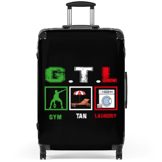 Gym Tan Laundry GTL New Italian Flag apparel Suitcases