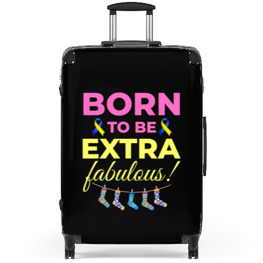 Down Syndrome Awareness Extra Fabulous Suitcases