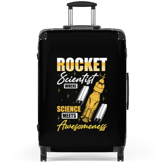 Space Engineer Rocket Scientist Awesomeness Suitcases