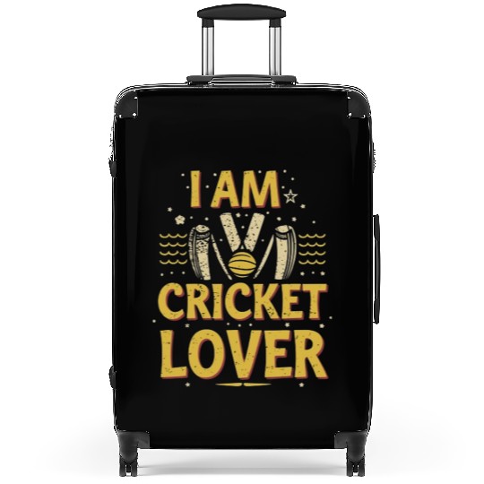 i am cricket lover Suitcases