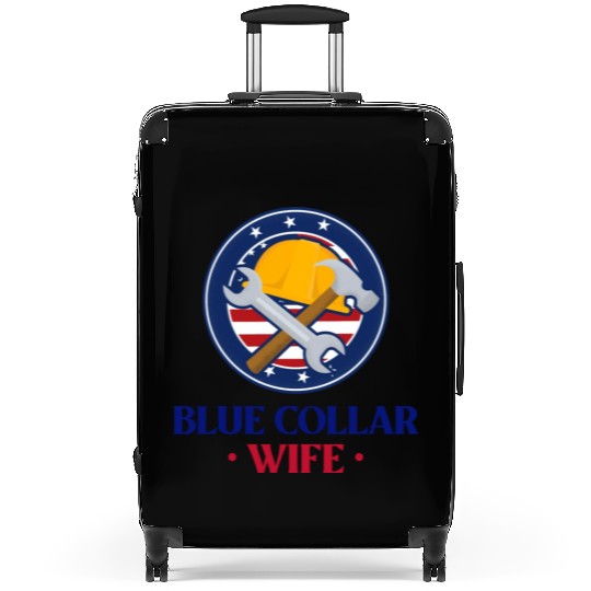 Blue Collar Wife Suitcases
