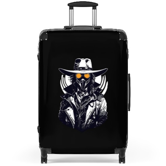 Cyberpunk Cowboy - A Weird Wild West Fusion Suitcases