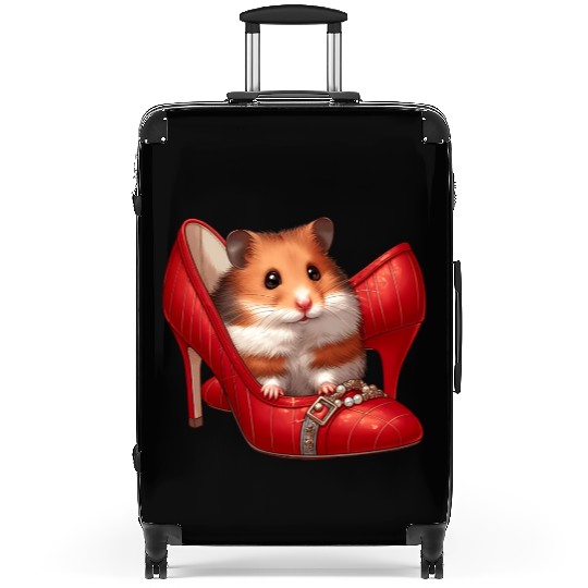 Hamster in High Heels Suitcases
