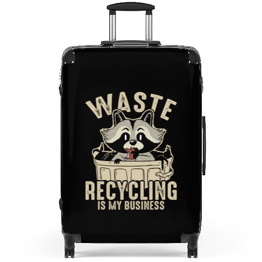 Funny Raccoons Trash Panda Racoon Lovers Suitcases