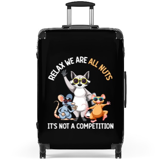 Funny Raccoon Mouse and Rat Suitcases