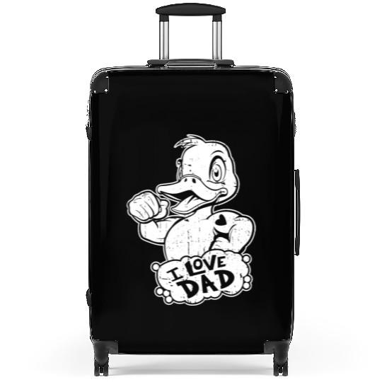 Duck Goose Geese I Love Dad Suitcases