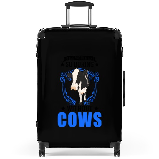 Cow Cattle Breeder Farmer Cows Suitcases