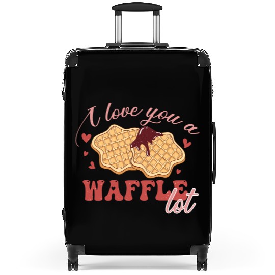 I Love You A Waffle Lot Suitcases