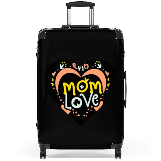 Love Mom Heart Design Suitcases