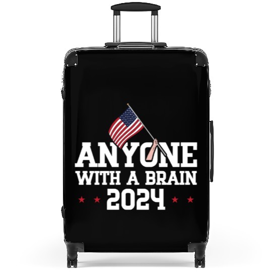 2024 Brain Vote Democracy Anti-Trump Suitcases