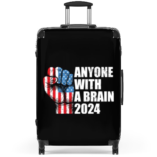 2024 Brain Vote Democracy Anti-Trump Suitcases