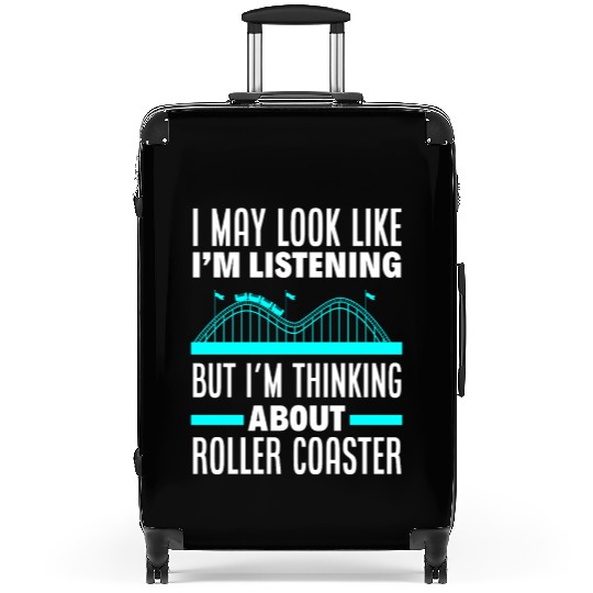 Roller Coaster Wooden Coaster Amusement Park Suitcases
