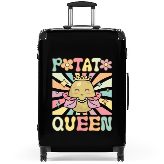 Groovy Female Potato Lover Suitcases