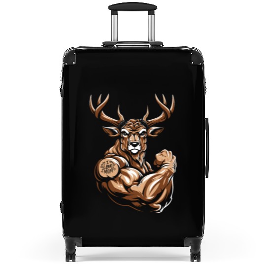 Deer I Love Mom Suitcases
