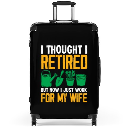 Funny Garden Gardener Gardening Landscaper Gift Suitcases