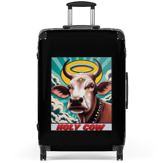 Holy Cow Humor Funny Comics Suitcases