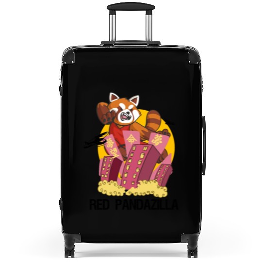 For Red Panda lover . Funny Red Pandazilla Suitcases