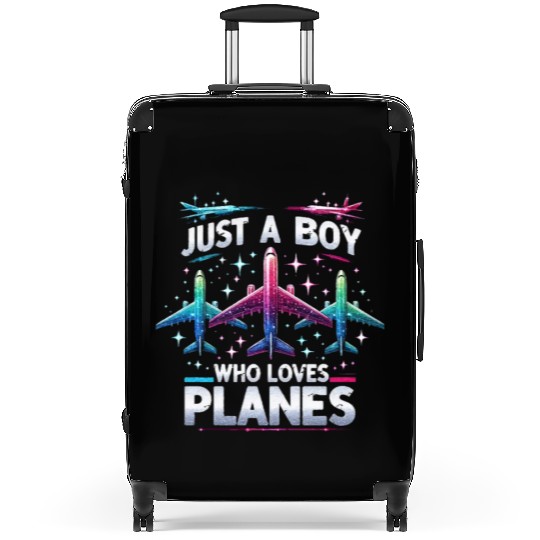 Just A Boy Who Loves Planes Suitcases